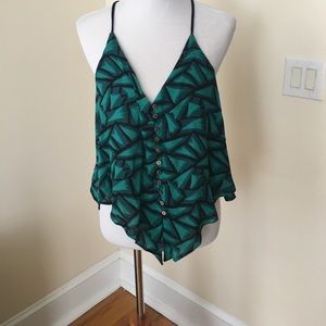 Ecote Open Back Handkerchief Tank